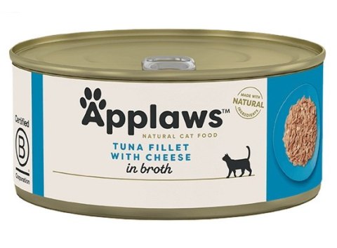 Applaws Applaws puszka dla kota Tuńczyk i Ser 70g