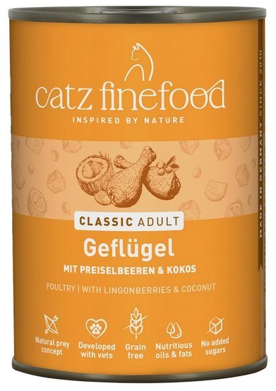 Catz Finefood Catz Finefood Classic Drób (N.03) puszka 400g