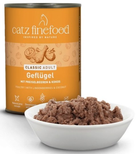 Catz Finefood Catz Finefood Classic Drób (N.03) puszka 400g