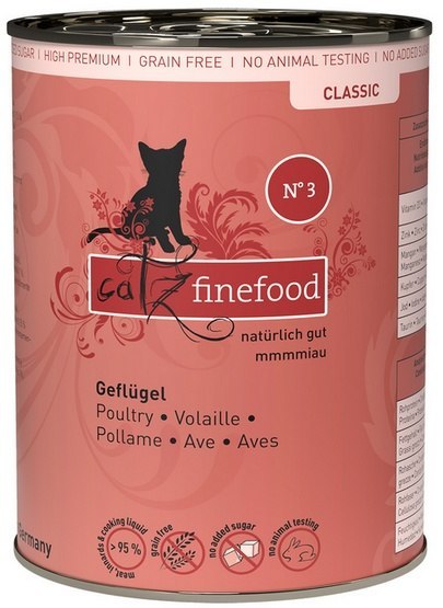 Catz Finefood Catz Finefood Classic Drób (N.03) puszka 400g