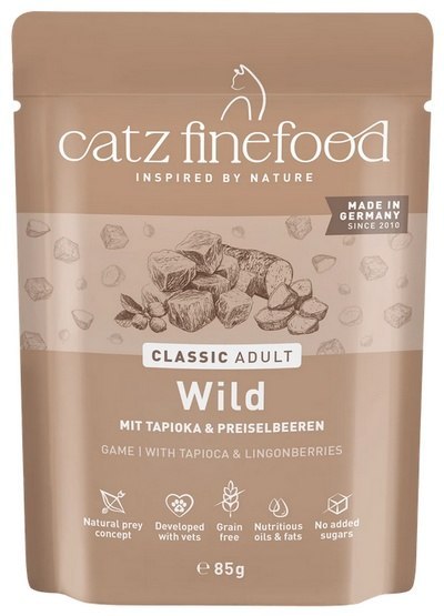 Catz Finefood Catz Finefood Classic Dziczyzna (N.09) saszetka 85g