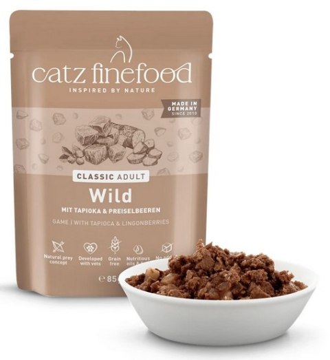 Catz Finefood Catz Finefood Classic Dziczyzna (N.09) saszetka 85g