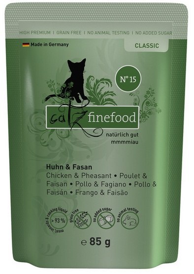 Catz Finefood Catz Finefood Classic N.15 Kurczak i Bażant saszetka 85g