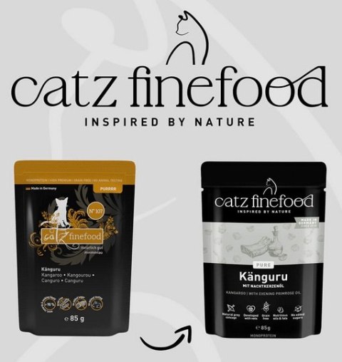 Catz Finefood Catz Finefood Pure (Purrrr N.107) Kangur saszetka 85g