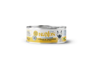 NAXOS CAT STERILIZED - kurczak i indyk - puszka dla kotów sterylizowanych 85g Naxos