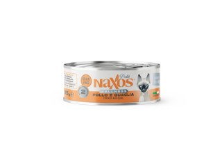 NAXOS CAT STERILIZED - kurczak i przepiórka - puszka dla kotów sterylizowanych 85g Naxos