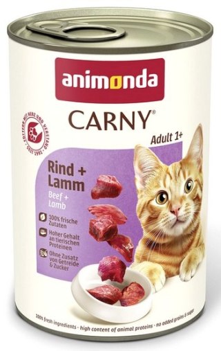 Animonda Carny Animonda Carny Adult Wołowina + Jagnięcina puszka 400g