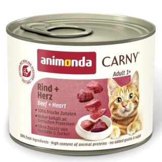 Animonda Carny Animonda Carny Adult Wołowina + Serca puszka 200g