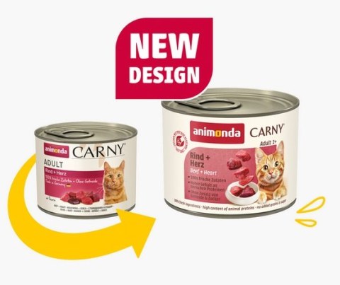Animonda Carny Animonda Carny Adult Wołowina + Serca puszka 200g