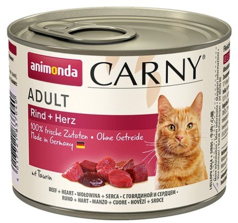 Animonda Carny Animonda Carny Adult Wołowina + Serca puszka 200g