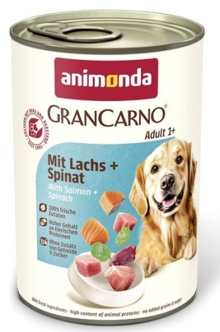 Animonda GranCarno Animonda GranCarno Original Adult Lachs Spinat Łosoś + Szpinak puszka 400g