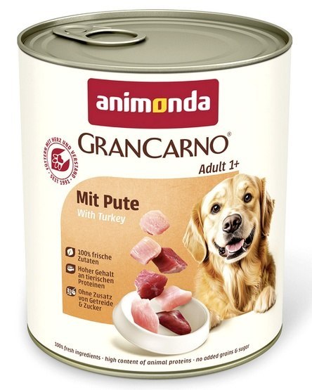 Animonda GranCarno Animonda GranCarno Original Adult Pute Indyk puszka 800g