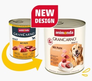 Animonda GranCarno Animonda GranCarno Original Adult Pute Indyk puszka 800g