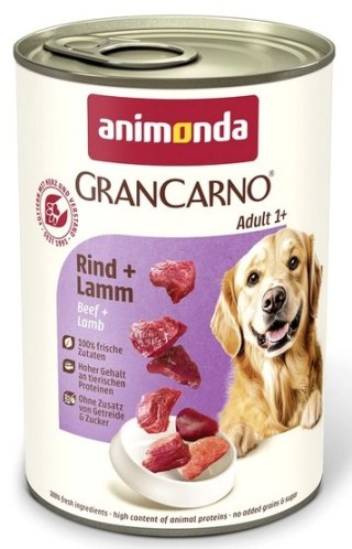 Animonda GranCarno Animonda GranCarno Original Adult Rind Lamm Wołowina + Jagnięcina puszka 400g