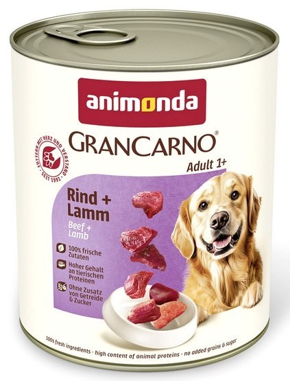 Animonda GranCarno Animonda GranCarno Original Adult Rind Lamm Wołowina + Jagnięcina puszka 800g