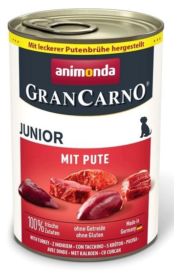 Animonda GranCarno Animonda GranCarno Original Junior Pute Indyk puszka 400g