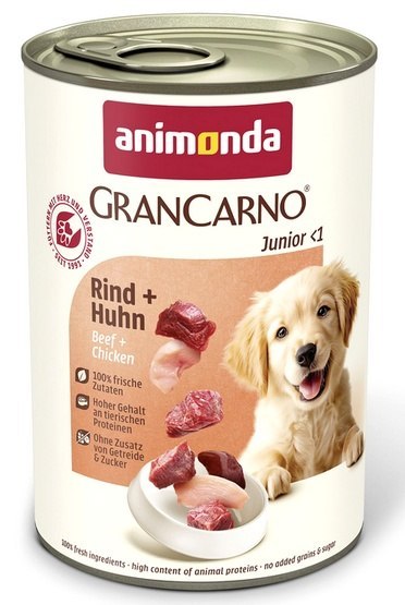 Animonda GranCarno Animonda GranCarno Original Junior Rind Huhn Wołowina + Kurczak puszka 400g