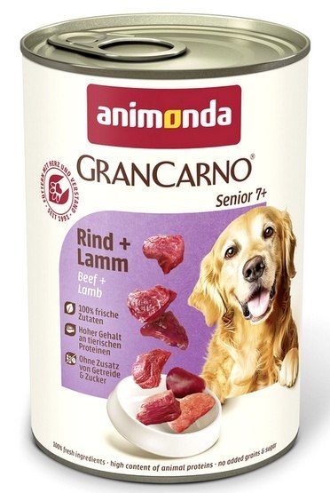 Animonda GranCarno Animonda GranCarno Original Senior Rind Lamm Wołowina + Jagnięcina puszka 400g