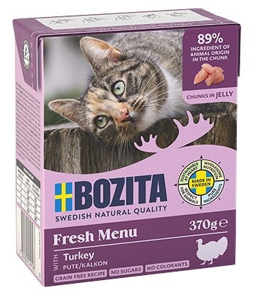 Bozita Bozita z Indykiem kawałki w galaretce kartonik 370g