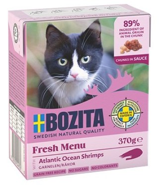 Bozita Bozita z Krewetkami kawałki w sosie kartonik 370g