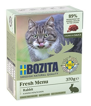Bozita Bozita z Królikiem kawałki w sosie kartonik 370g