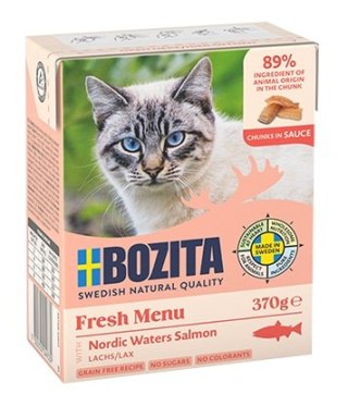 Bozita Bozita z Łososiem kawałki w sosie kartonik 370g
