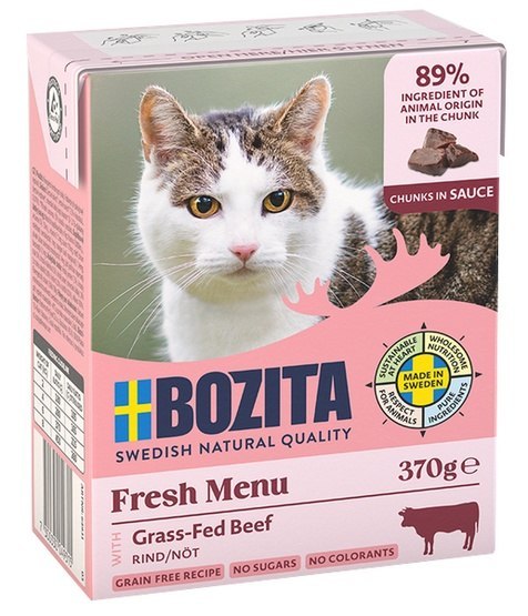Bozita Bozita z Wołowiną kawałki w sosie kartonik 370g