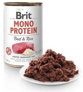 Brit Brit Mono Protein Beef & Rice puszka 400g