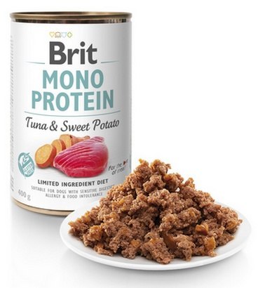 Brit Brit Mono Protein Tuna & Sweet Potato puszka 400g