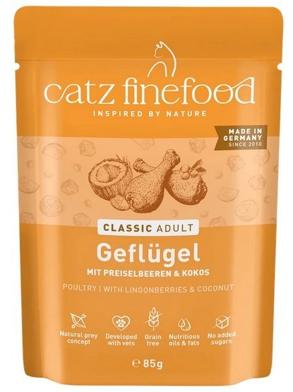 Catz Finefood Catz Finefood Classic Drób (N.03) saszetka 85g