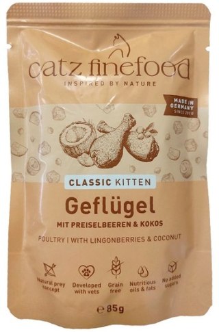 Catz Finefood Catz Finefood Classic Kitten Drób (N.03) saszetka 85g