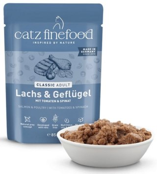 Catz Finefood Catz Finefood Classic Łosoś i drób (N.05) saszetka 85g