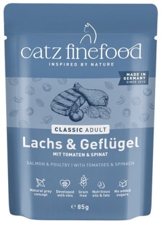 Catz Finefood Catz Finefood Classic Łosoś i drób (N.05) saszetka 85g