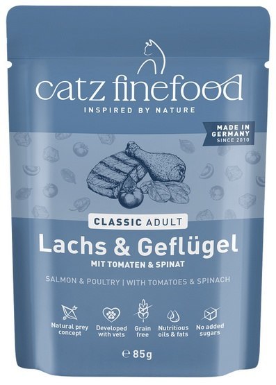 Catz Finefood Catz Finefood Classic Łosoś i drób (N.05) saszetka 85g