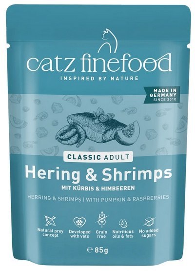 Catz Finefood Catz Finefood Classic N.13 Śledź i Krewetki saszetka 85g
