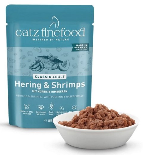 Catz Finefood Catz Finefood Classic N.13 Śledź i Krewetki saszetka 85g