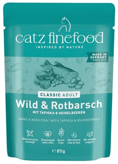 Catz Finefood Catz Finefood Classic N.21 Dziczyzna i Karmazyn saszetka 85g