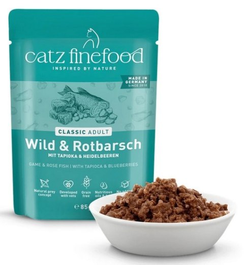 Catz Finefood Catz Finefood Classic N.21 Dziczyzna i Karmazyn saszetka 85g