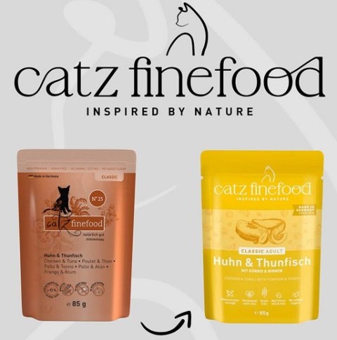 Catz Finefood Catz Finefood Classic N.25 Kurczak i Tuńczyk saszetka 85g
