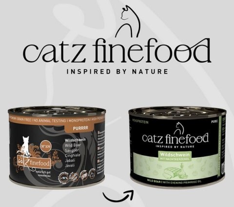 Catz Finefood Catz Finefood Pure Dzik (Purrrr N.109) puszka 200g