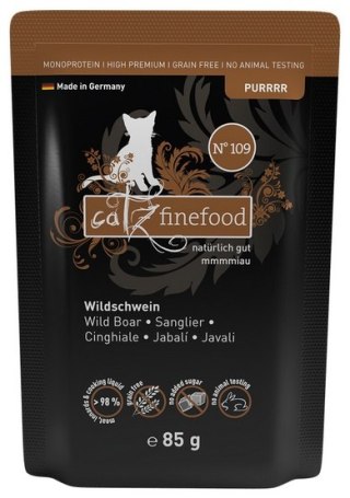 Catz Finefood Catz Finefood Pure Dzik (Purrrr N.109) saszetka 85g