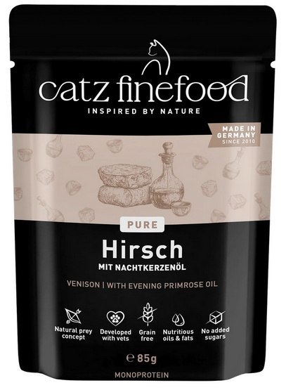 Catz Finefood Catz Finefood Pure Jeleń (Purrr N.121) saszetka 85g