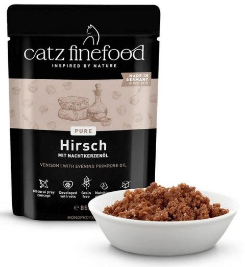 Catz Finefood Catz Finefood Pure Jeleń (Purrr N.121) saszetka 85g