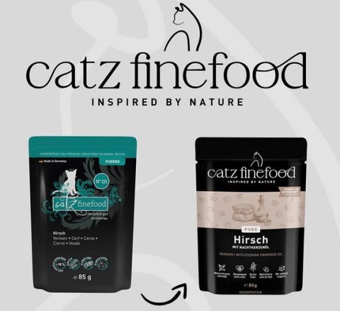 Catz Finefood Catz Finefood Pure Jeleń (Purrr N.121) saszetka 85g