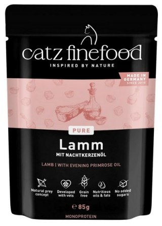 Catz Finefood Catz Finefood Pure (Purrrr N.111) Jagnięcina saszetka 85g