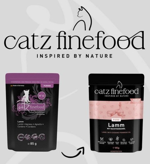 Catz Finefood Catz Finefood Pure (Purrrr N.111) Jagnięcina saszetka 85g
