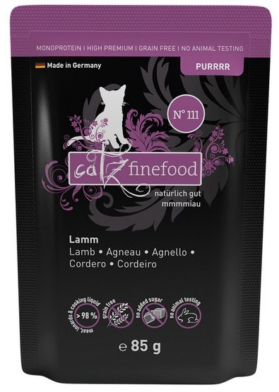 Catz Finefood Catz Finefood Pure (Purrrr N.111) Jagnięcina saszetka 85g