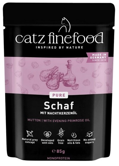 Catz Finefood Catz Finefood Pure (Purrrr N.113) Owca saszetka 85g