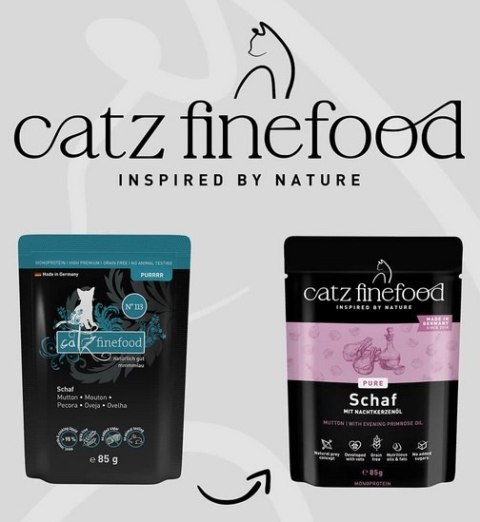 Catz Finefood Catz Finefood Pure (Purrrr N.113) Owca saszetka 85g
