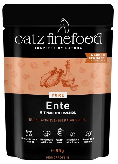 Catz Finefood Catz Finefood Pure (Purrrr N.115) Kaczka saszetka 85g